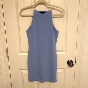 Forever 21 Light Blue Halter Mini Dress